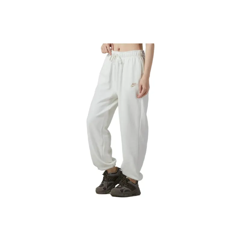 Nike Knitted Sports Pants Women's White-1