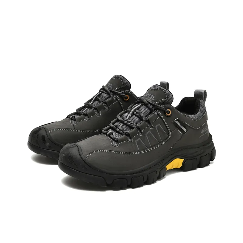 Jeep Pathfinder Collection Slip Resistant, Abrasion Resistant, Lightweight Low Top Hiking Shoes Men's-1
