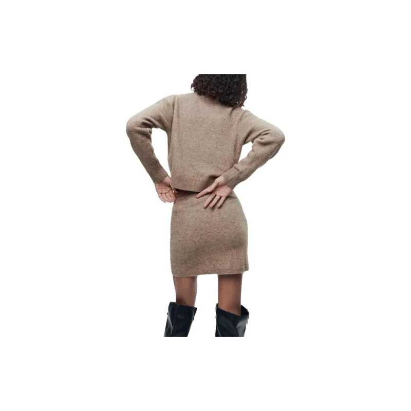 ZARA Casual Short Skirts Women's Zebra Print Brown-5