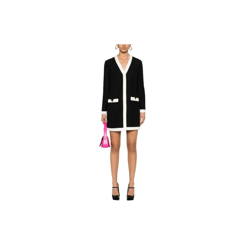 Valentino Pap Button Down Midi Dress-2