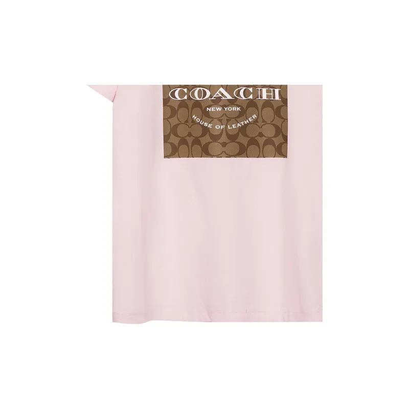 COACH Regular T Shirt Women's Pink-7