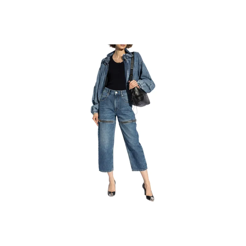 ISABEL MARANT Estine Buttoned Knitted Top-3