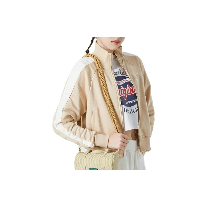 PUMA Jackets Women's Yellow-1