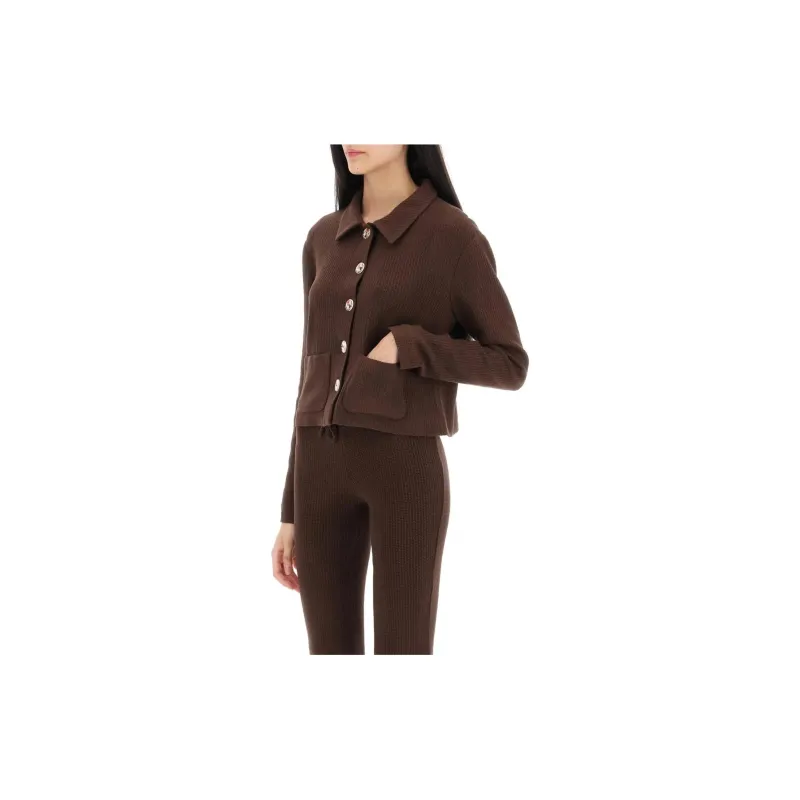 SIEDRÉS Yuna Knit Cropped Cardigan-2