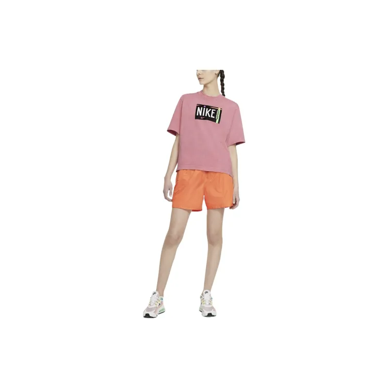 Nike Casual Shorts Women's Orange-2