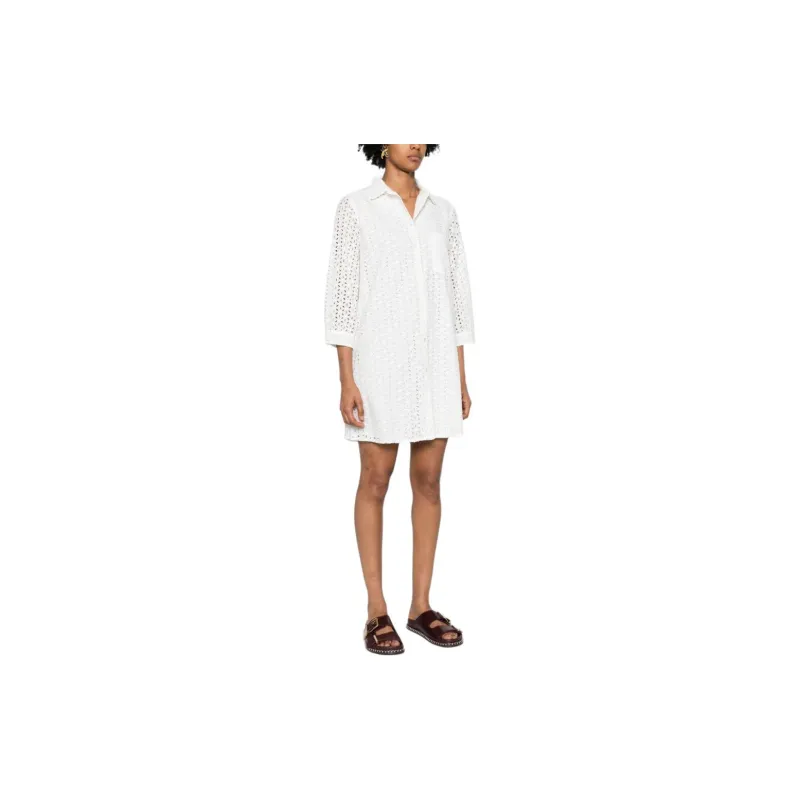 MC2 Saint Barth Helena Broderie Anglaise Shirt-3