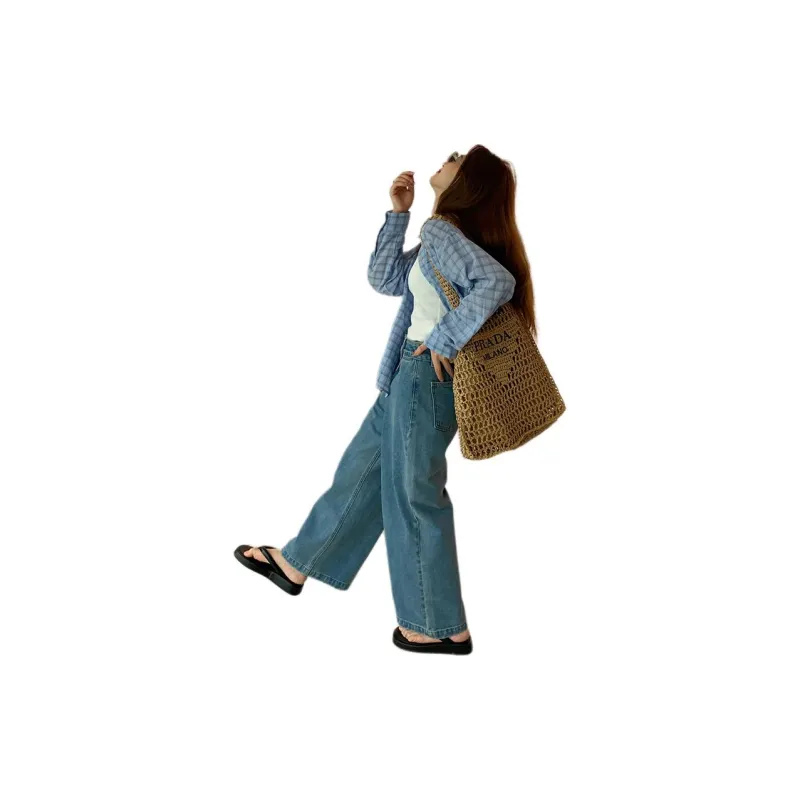 SISILYON STUDIO Jeans Women's Aqua Blue-0