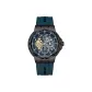 9356-Black Case Blue Dial