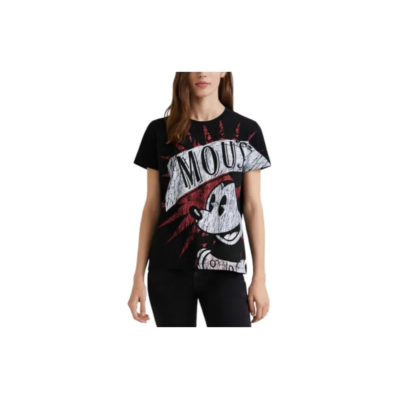 Desigual T Shirts Women's Black-2