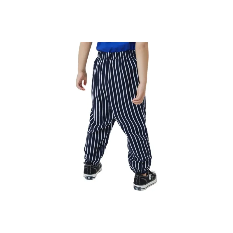 GAP Casual Pants Women's Blue White Stripes-3