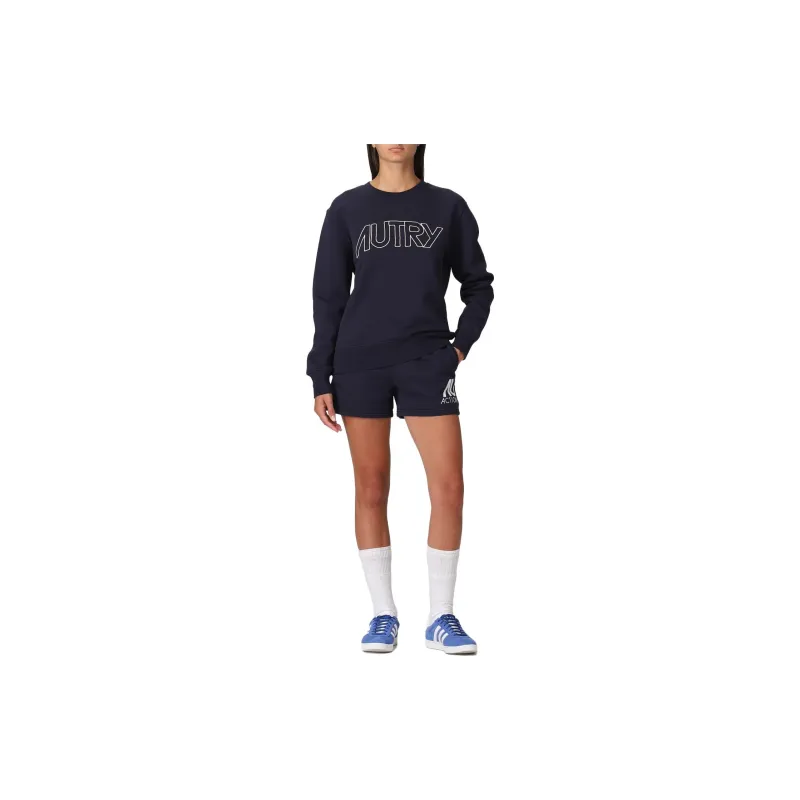 AUTRY Logo Embroidered Crewneck Sweatshirt-1