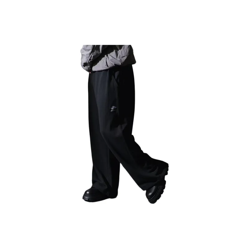 Umbro FW24 PUBLUX Knitted Sports Pants Unisex Black-9