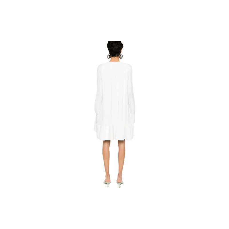 Lanvin Pleated Mini Dress-2