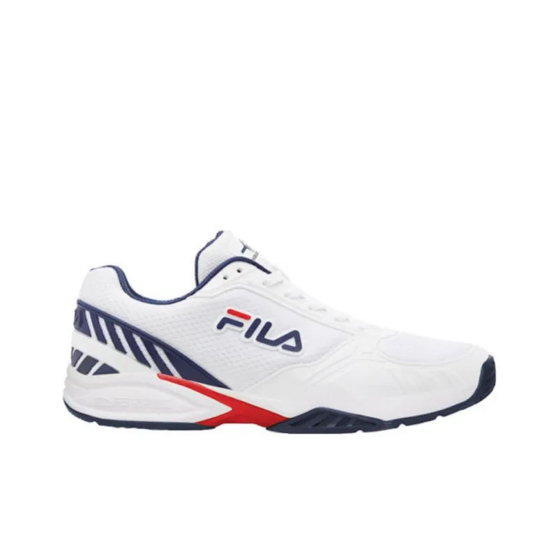 FILA Volley Zone Anti Slip And Wear Resistant Breathable Low Top Casual Shoes Men's White-1