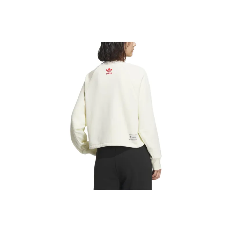 Adidas Originals x FEIFEI RUAN Sweatshirt Women's White-2