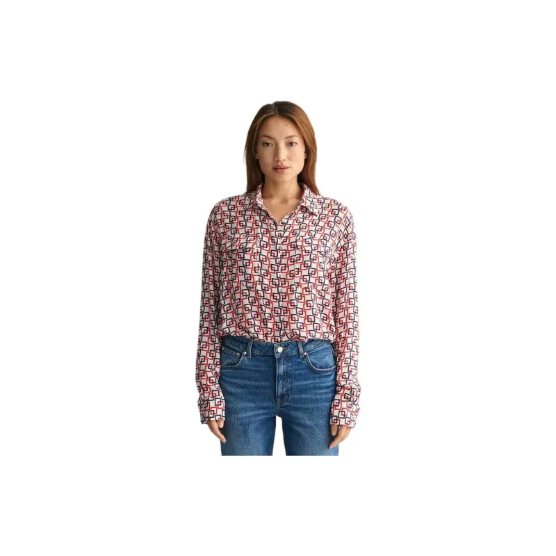GANT Shirts Women's Cream White-2