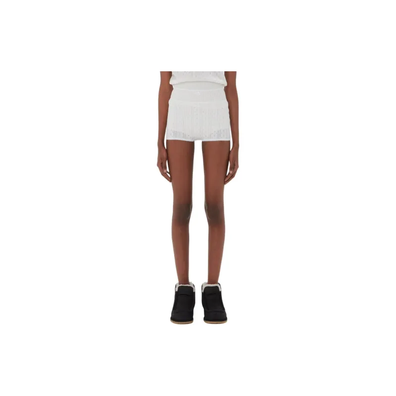 JW Anderson Double layer Pointelle Shorts-1