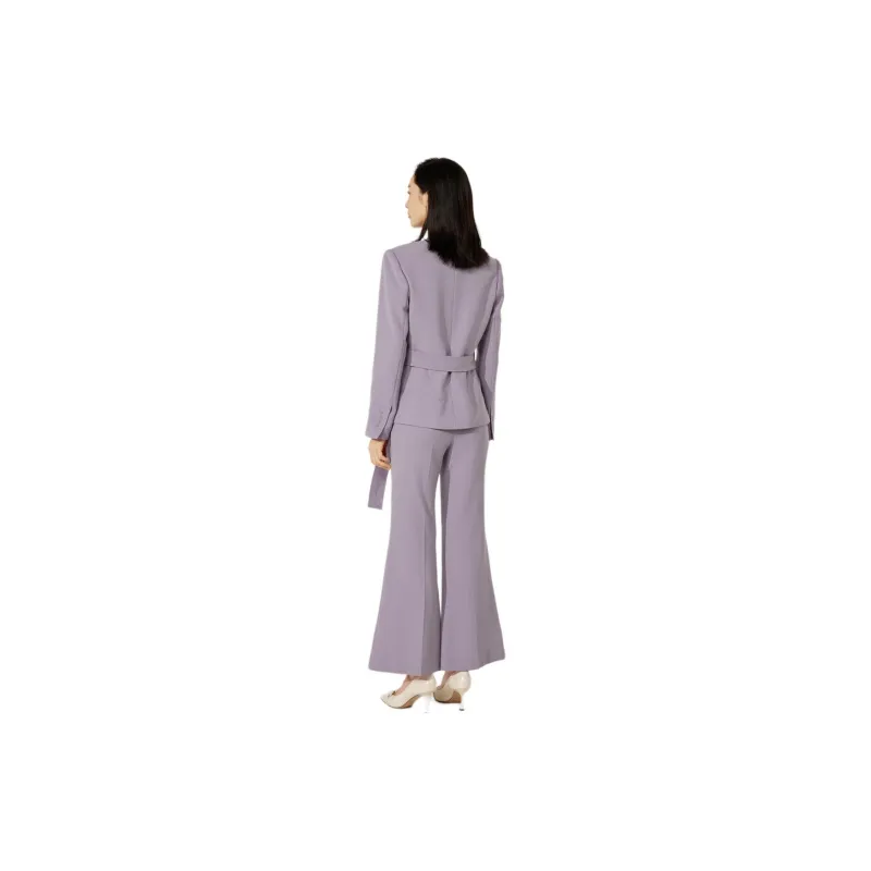 BBLLUUEE Casual Pants Women's Fragrant Purple-2
