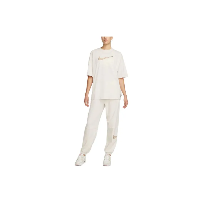 Nike Set-in Sleeve T-Shirt Women's Beige-2