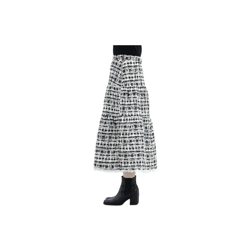 Beams Casual Long Skirt Women's Black-6
