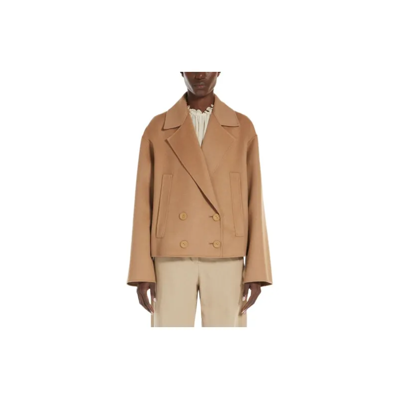 MaxMara Coats Women's Khaki-2