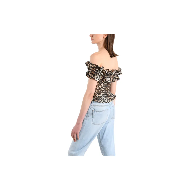 GANNI Crop Tops Women's Multicolor-3