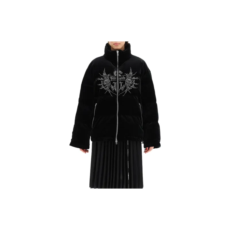Vetements Down Jacket Women's Black-1