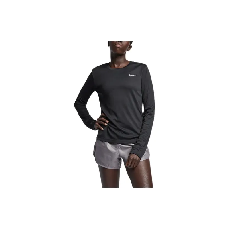 Nike MILER T-Shirts Women's Black-2