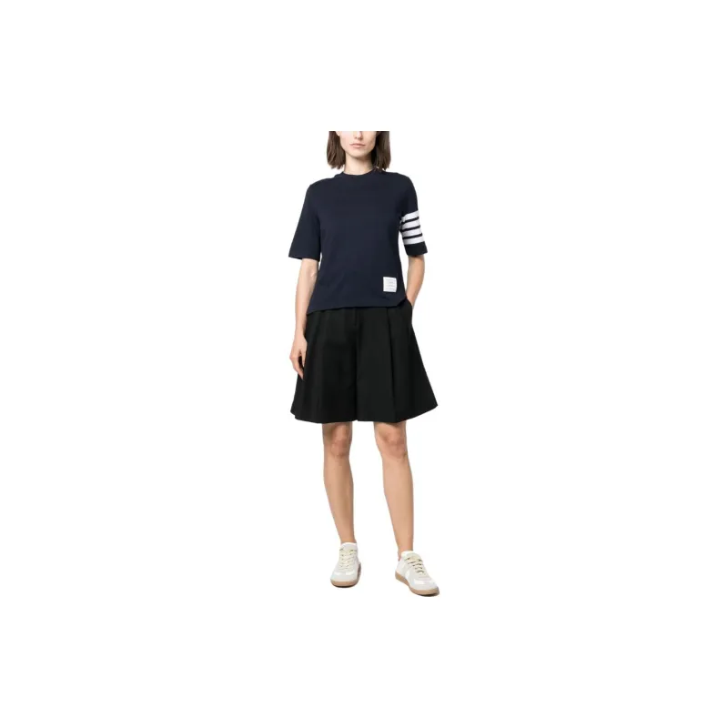 THOM BROWNE 4 Bar Stripe 2003 print T shirt-1