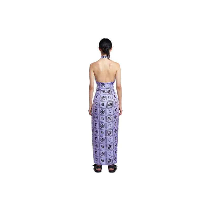 NANUSHKA FW23 ELIMA Sleeveless Dress Women's Light Purple-2