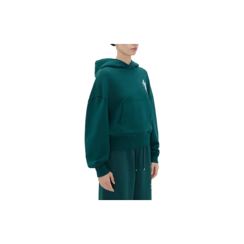 AMIRI Stack Hoodie Sweatshirt Women's Green-3