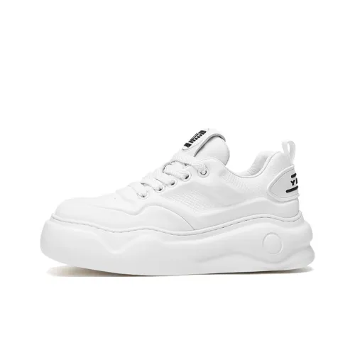 U7 Small White Shoes Skateboard Shoes Men's White