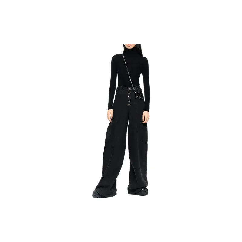 CALVIN LUO Jeans Women's Black-3
