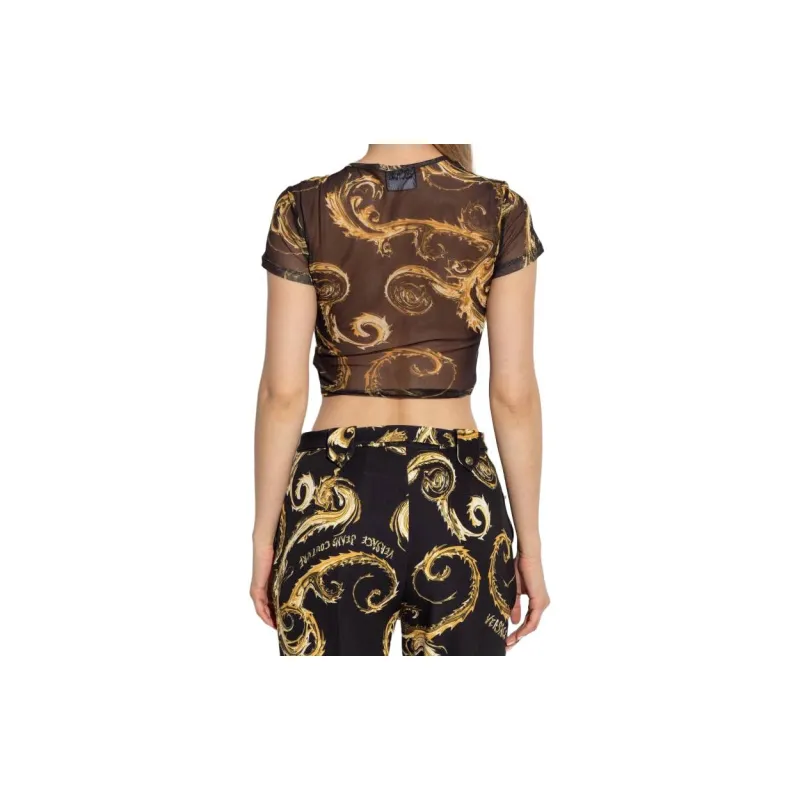 VERSACE JEANS T Shirt Women's Black-3