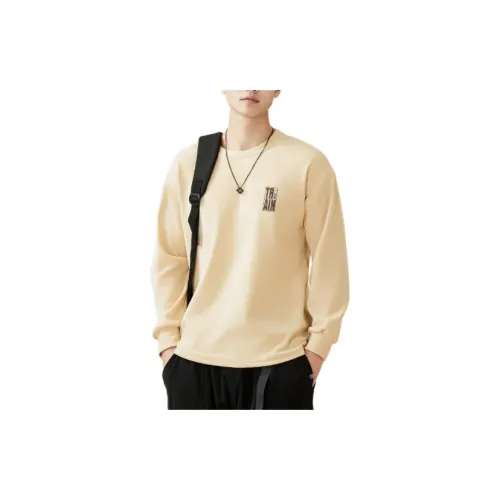 361° Life Collection Sweatshirts Men Sandy Brown/White