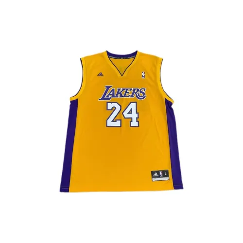 Nba X Adidas Los Angeles Lakers Basketball Jerseys Unisex Yellow