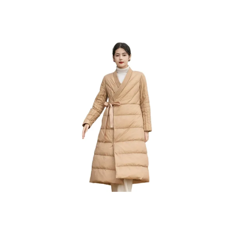 Feathered Object Down Jacket Women's Camel-5