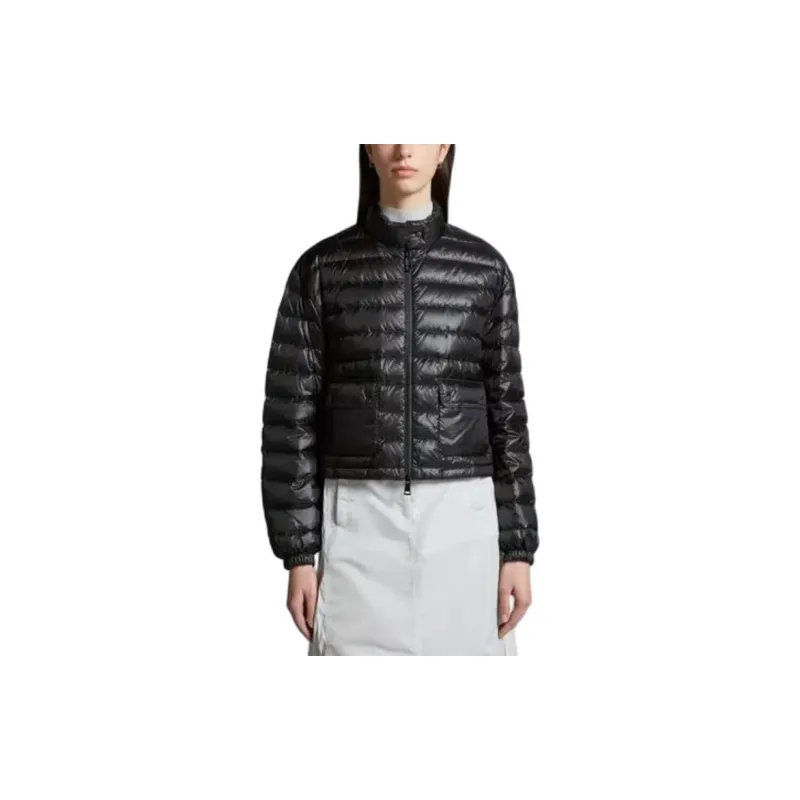 Moncler Down Jacket Women's Black-1