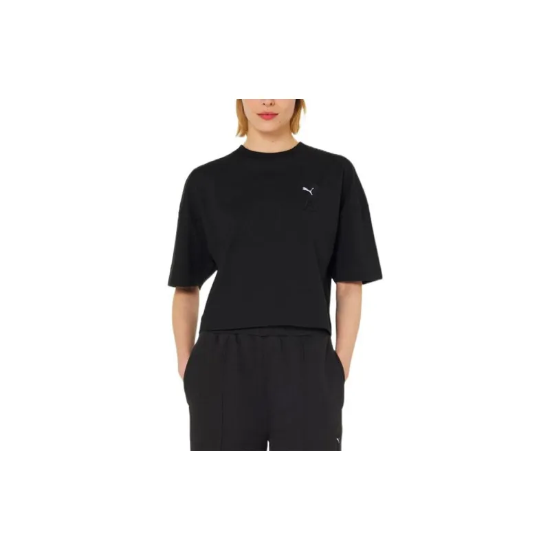 AMIPARIS X Ami Graphic Tee Black-1