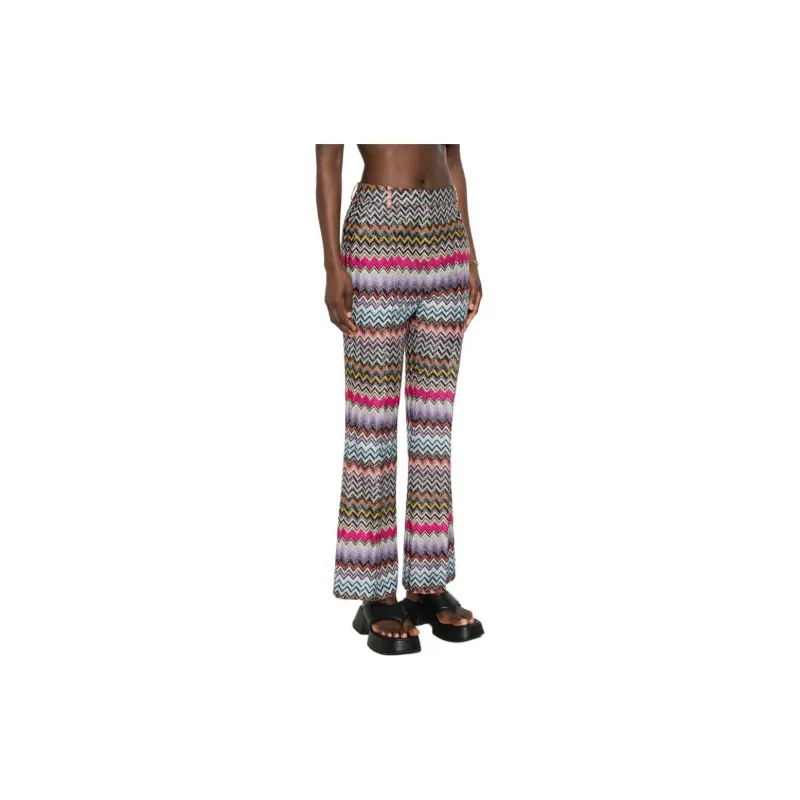 MISSONI Zigzag Printed Pleated Trousers-3
