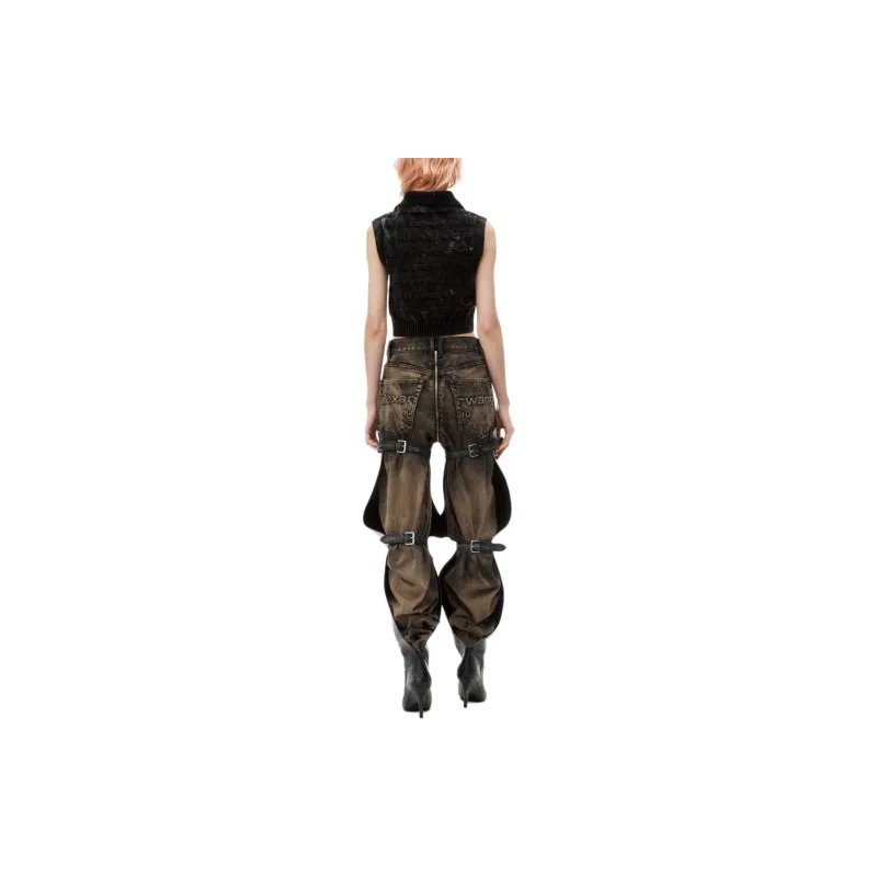 Alexander Wang Logo intarsia Knitted Vest-2