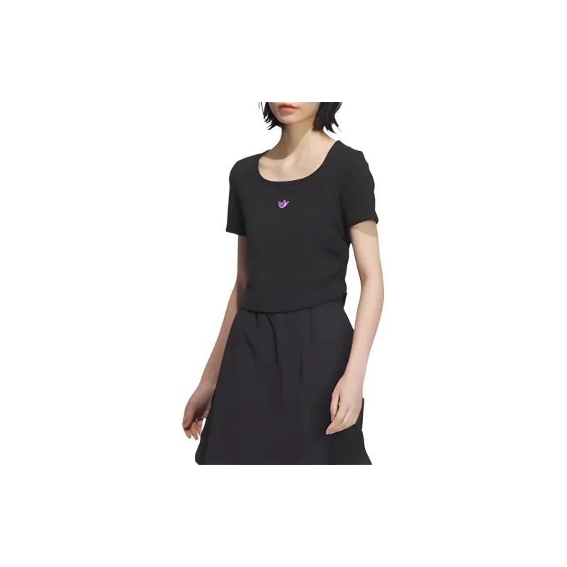 Adidas Originals T Shirt Women's Black-2
