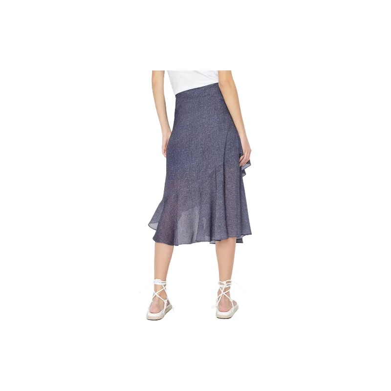 ARMANI EXCHANGE Casual Long Skirts Women's Blue-4