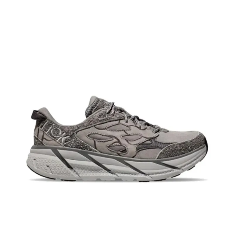 HOKA ONE ONE Clifton L Elite Terrain System Galactic Grey-1