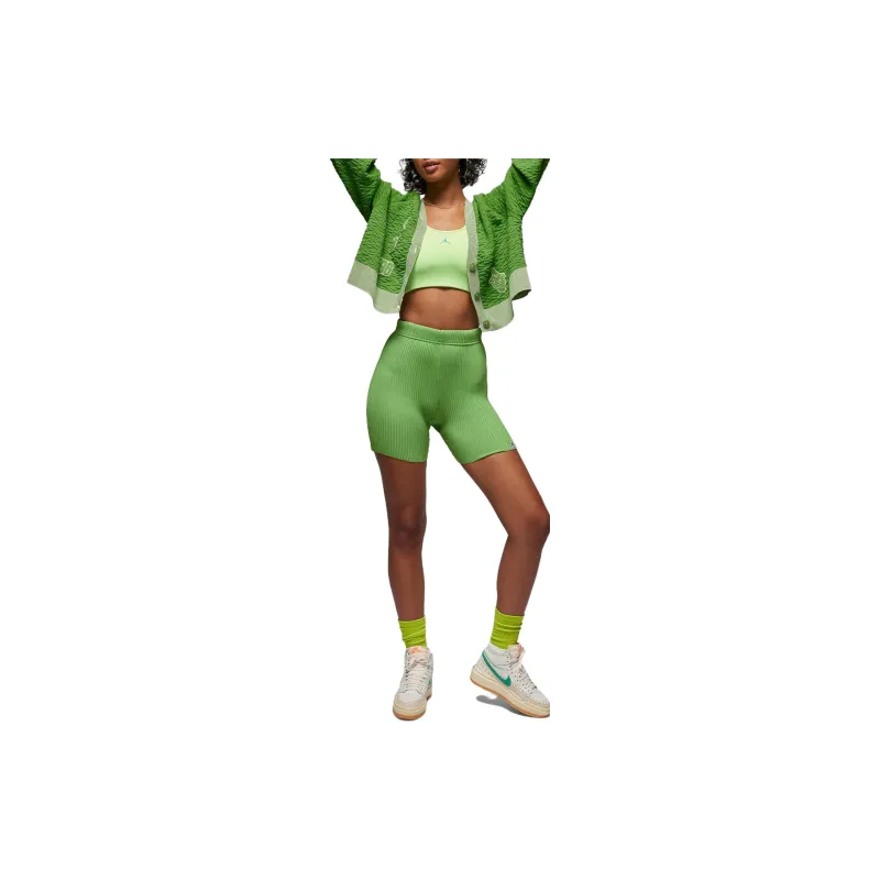 Jordan X Union X Bephies Beauty Supply Women's Cardigan Chlorophyll/Lime Ice-1