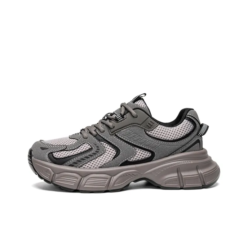 EXULL Q Low Top Chunky Sneakers Women's Gray-0