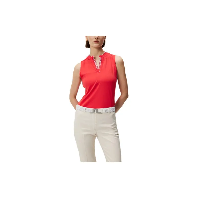 J.Lindeberg Tank Top Women's Red-3