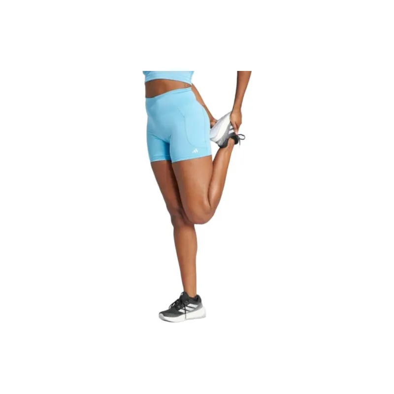 Adidas Dailyrun 5-Inch Short Leggings Casual Shorts Women's Blue-3