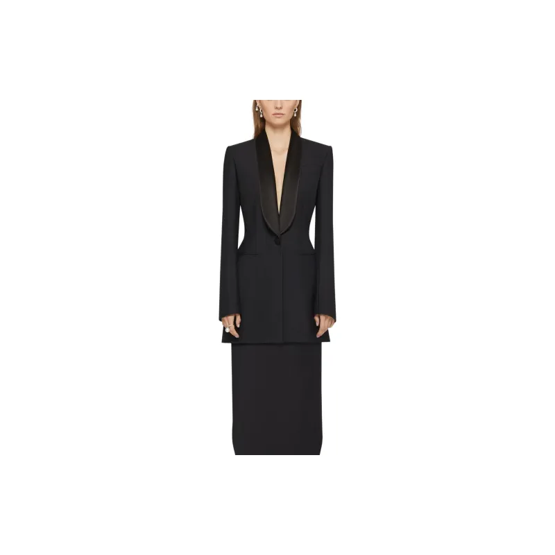Givenchy 4G Pattern Draped Blazer-1