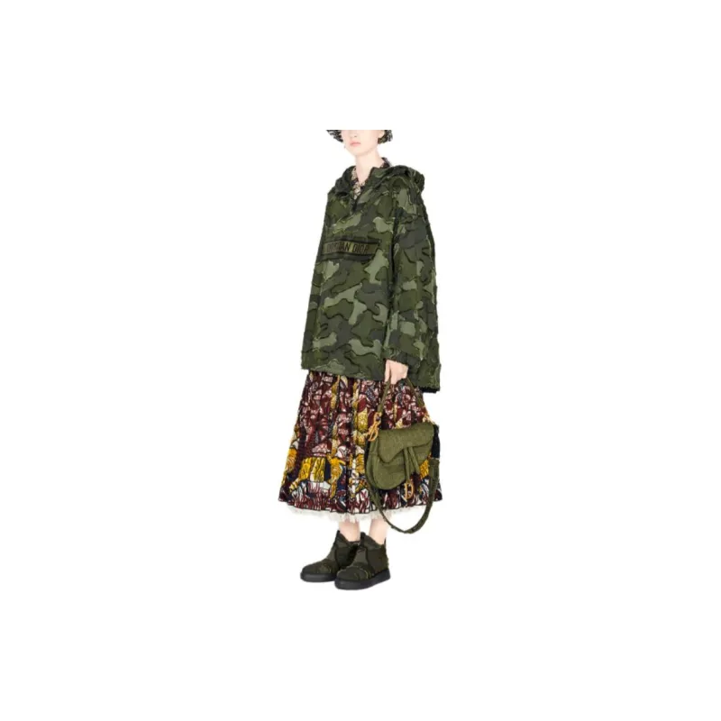 DIOR Jackets Coats Women's Green-2
